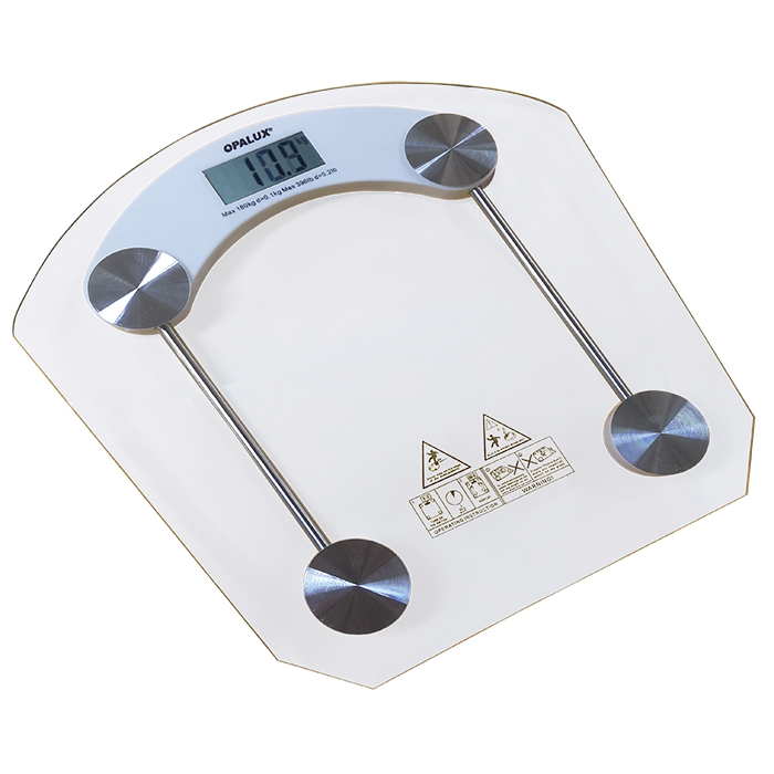 BALANZA ULTRA SLIM  TRANSPARENTE CUADRADA