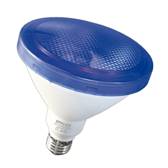 Foco PAR38 15W COLOR AZUL