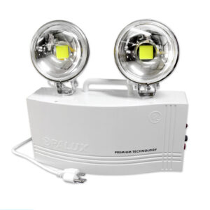 LAMPARA DE EMERGENCIA DE METAL 2 LED SMD ULTRABRILLANTES