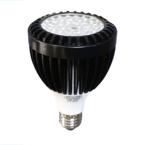 PAR NEGRO E27 LUZ CALIDA 3000K 40W