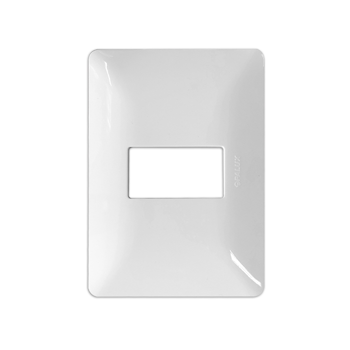 PLACA SIMPLE COLOR GRIS MATE