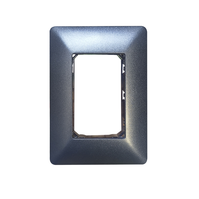 PLACA TRIPLE COLOR AZUL MATE