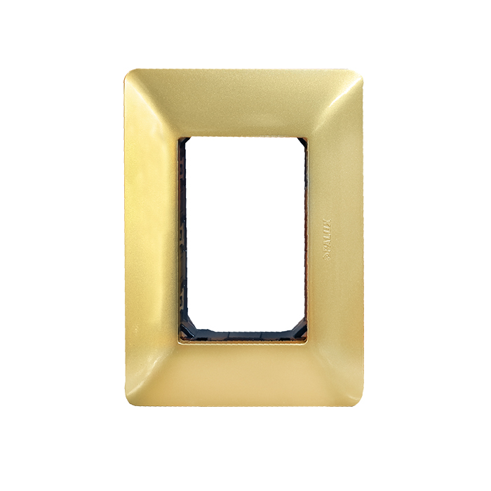 PLACA TRIPLE COLOR CHAMPAGNE