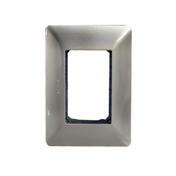 PLACA TRIPLE COLOR SILVER