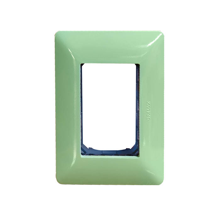 PLACA TRIPLE COLOR VERDE