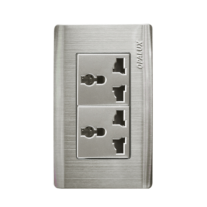 TOMA UNIVERSAL DOBLE COLOR METAL LINEA EJECUTIVA
