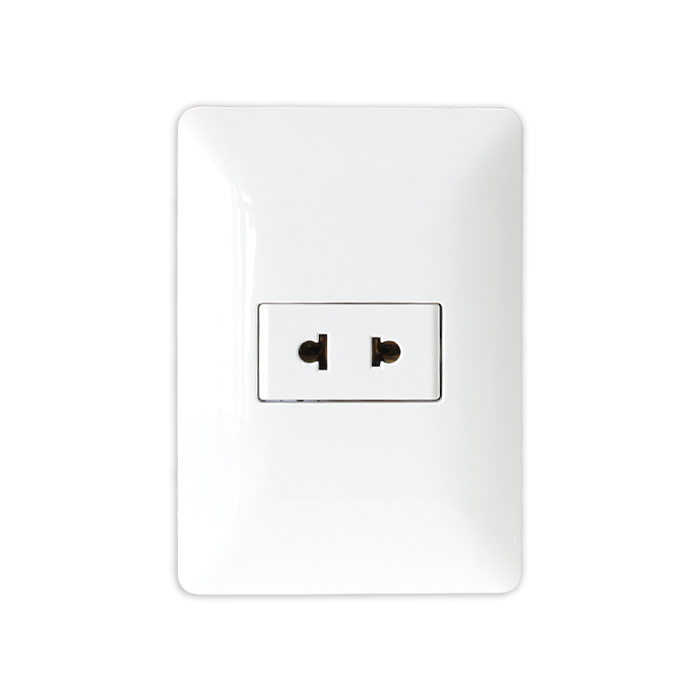 TOMACORRIENTE UNIVERSAL SIMPLE CON PROTECCIÓN