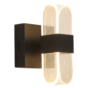 APLIQUE LED 10W "OPALUX" DIMABLE NEGRO