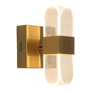 APLIQUE LED 10W "OPALUX" DIMABLE COBRE