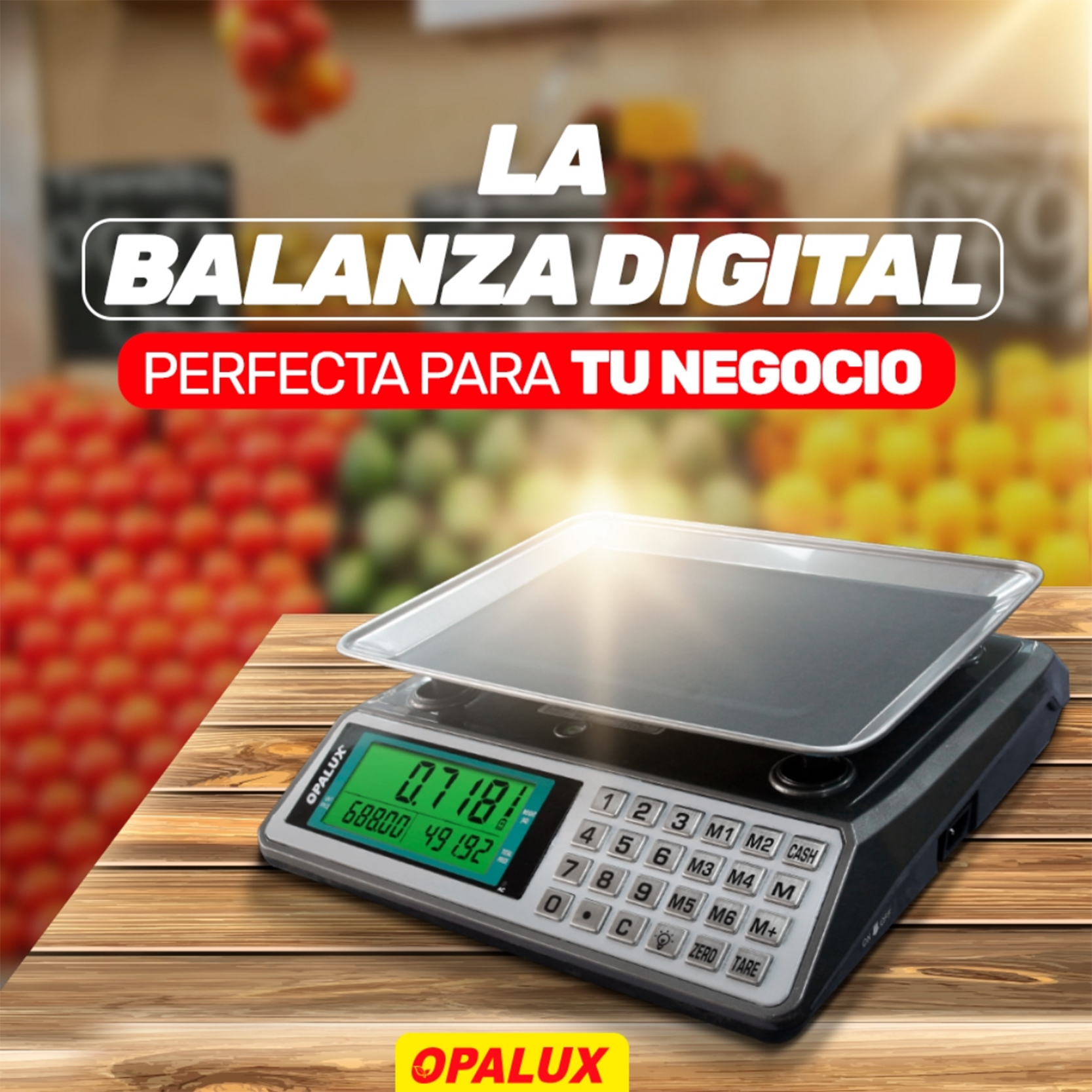 Descubre la Versatilidad y Precisión de las Balanzas Digitales Opalux para tu Negocio