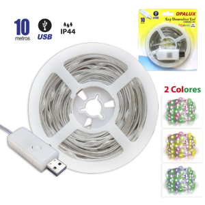 LUZ DECORATIVA 100 LED CONEXIÓN USB
