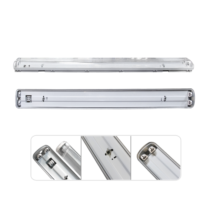 Hermético Cubierta de PC SLIM para fluorescente