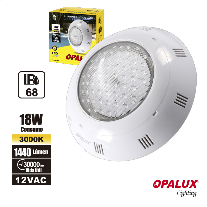 LUMINARIA LED ACUÁTICA 18W