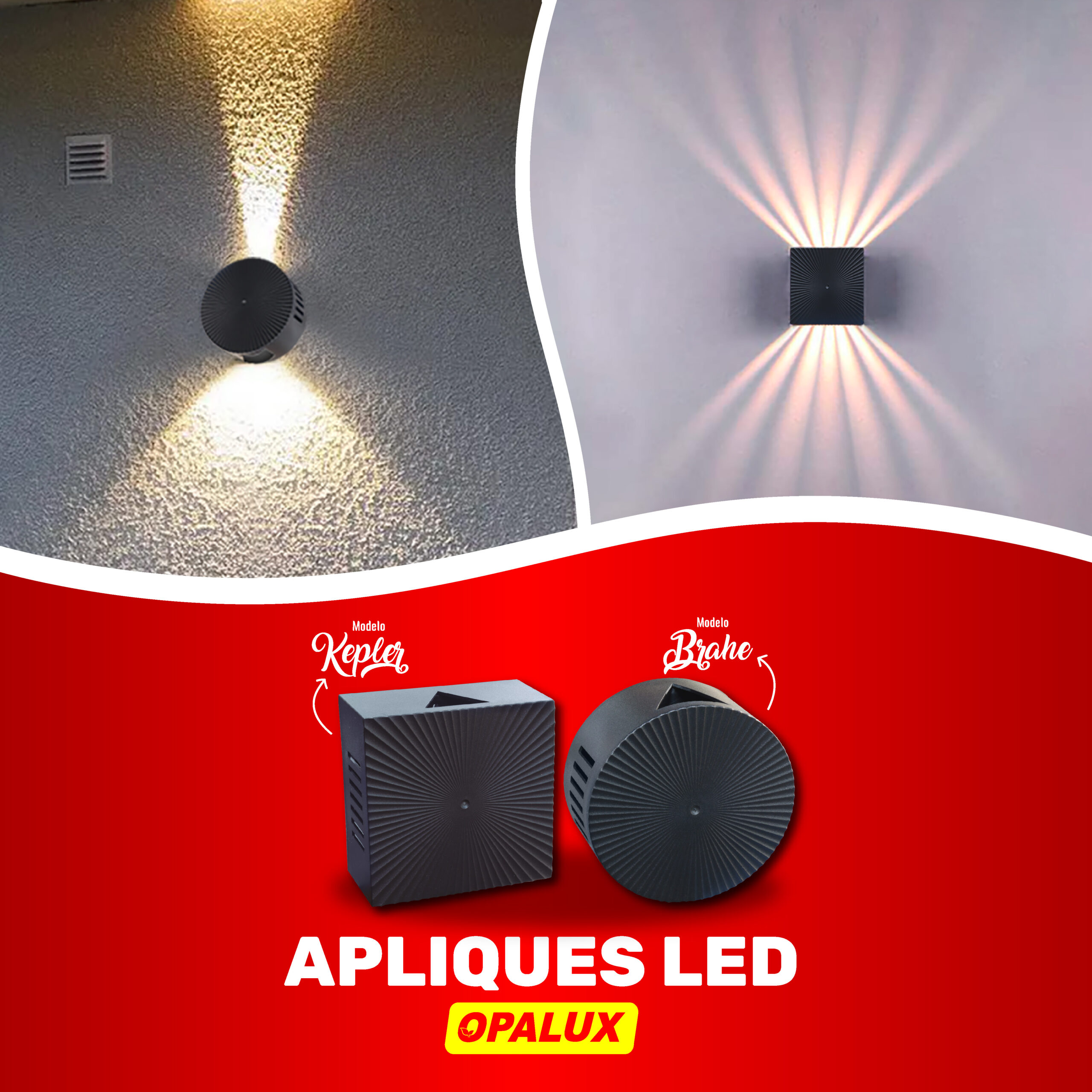 Ilumina tus Espacios con Estilo! Descubre los Apliques LED que Transforman Paredes Interiores y Exteriores