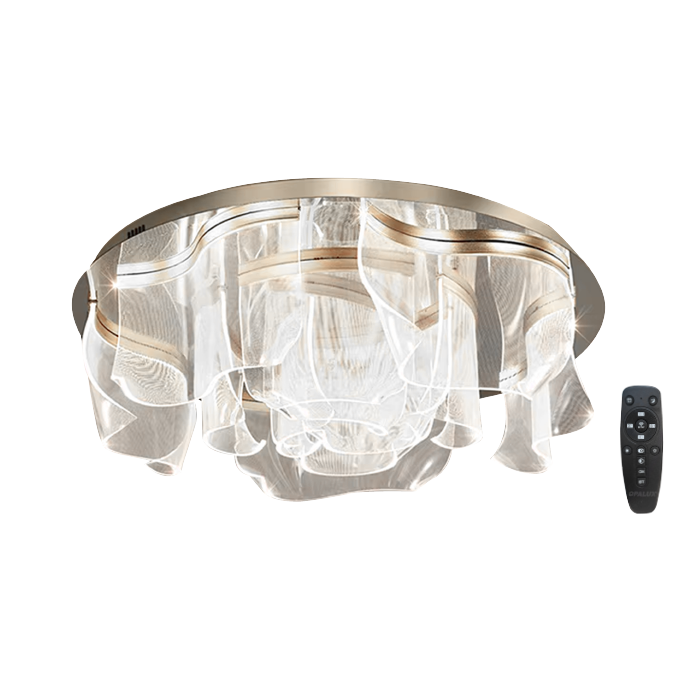 LAMPARA DE TECHO «MODELO BIARRITZ CROMADO»