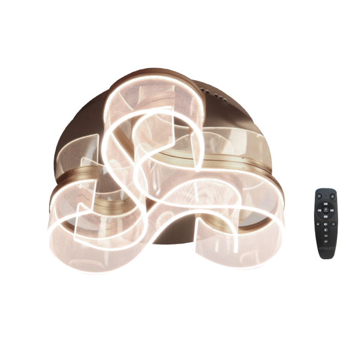 LÁMPARA DE TECHO «DINARD CROMADO»