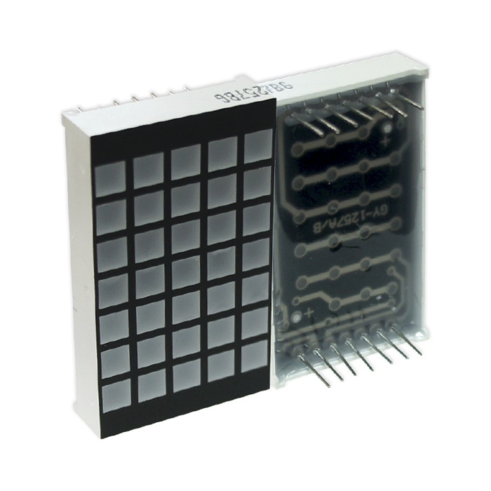 MATRIZ LED COLUMNA CATODO. AZUL