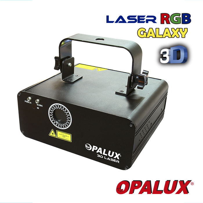 LUZ DE LASER 3D GALAXY CON CONTROL OPALUX