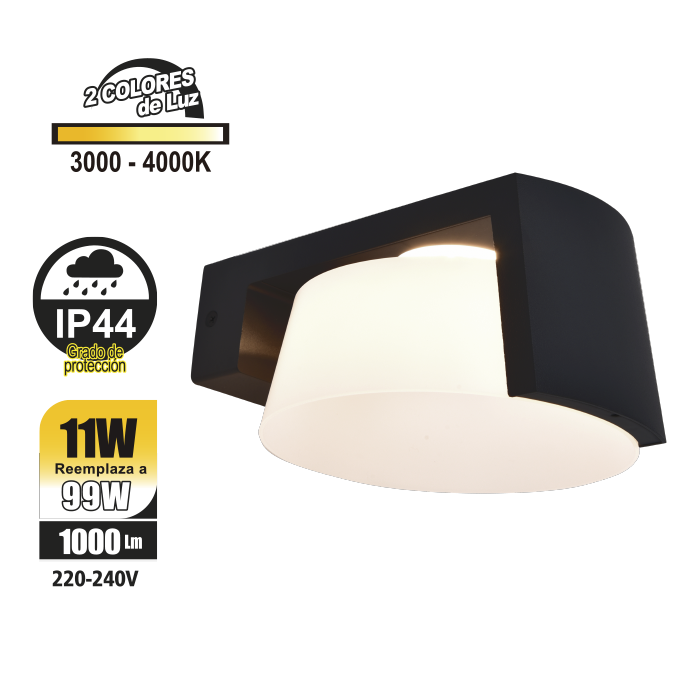 LUMINARIA LED UFO «OPALUX» LUZ CALIDA