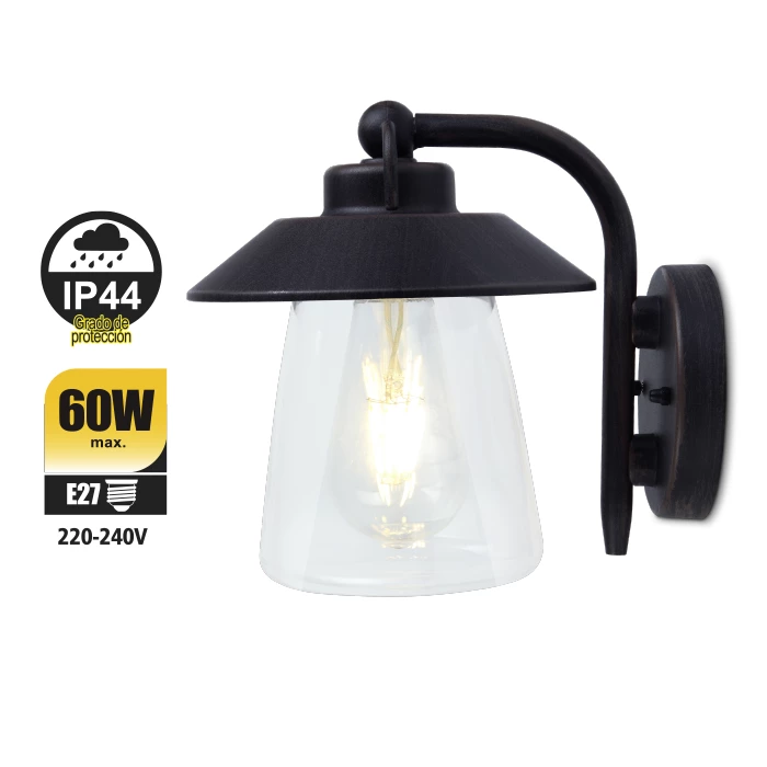 APLIQUE EXTERIOR DE PARED FAROL