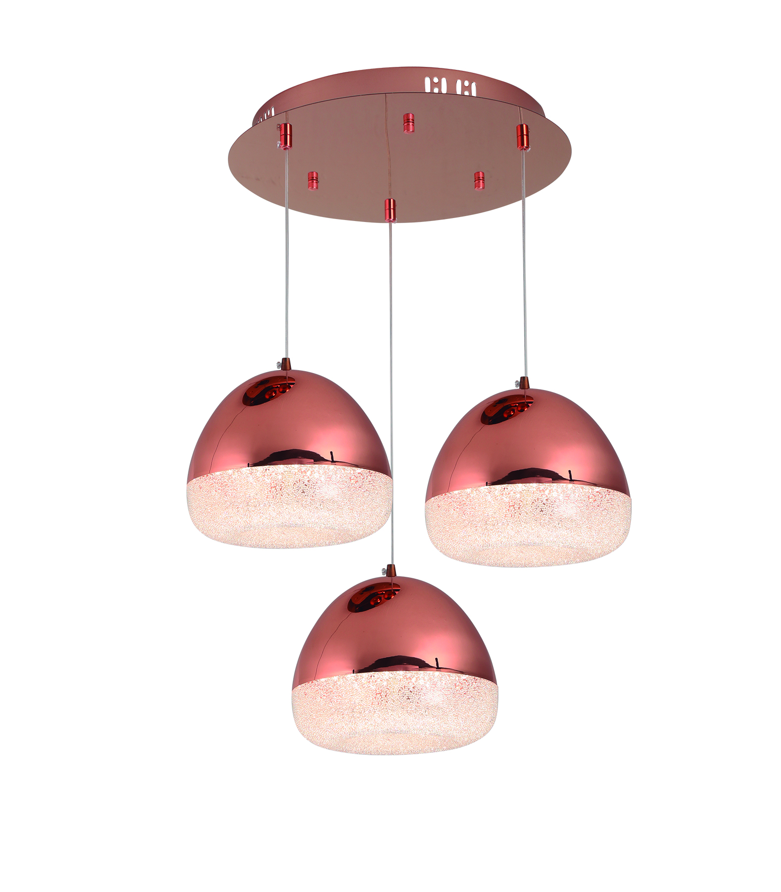 LÁMPARA COLGANTE SWAROVSKI GOLD ROSE