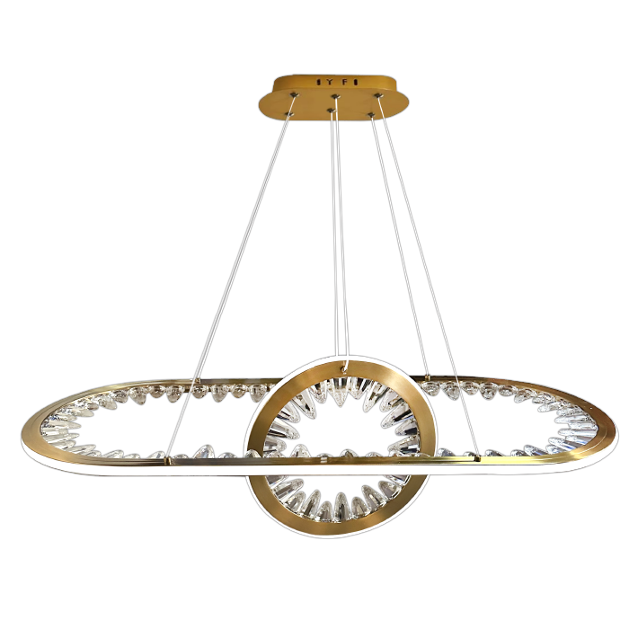 LÁMPARA DE TECHO MODELO “ALEPH INFINITO GOLD”