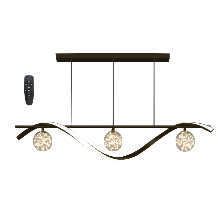 LÁMPARA DE TECHO “ZANTE NEGRO”