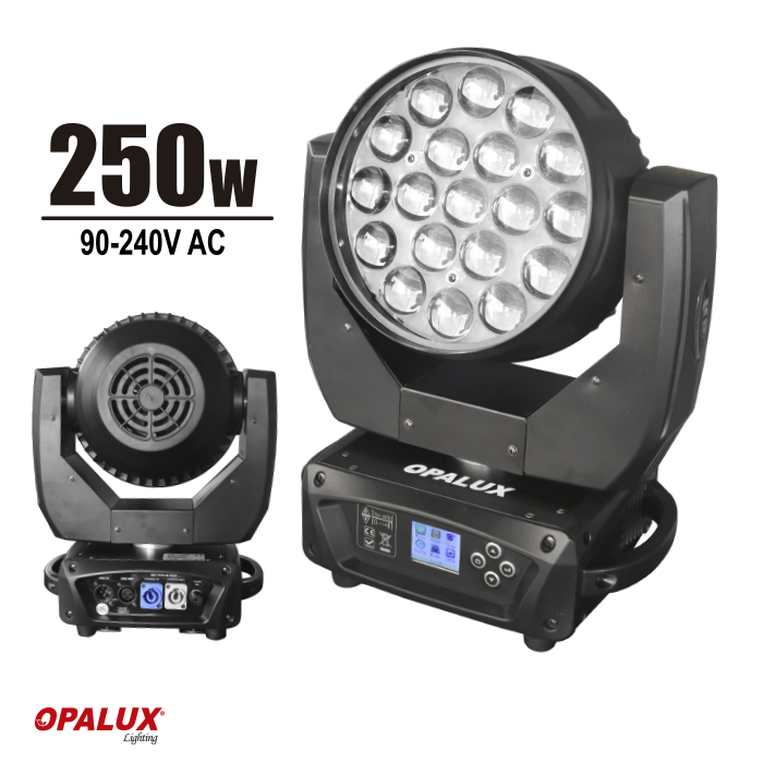 LUCES CABEZA MÓVIL RGB PAR LED