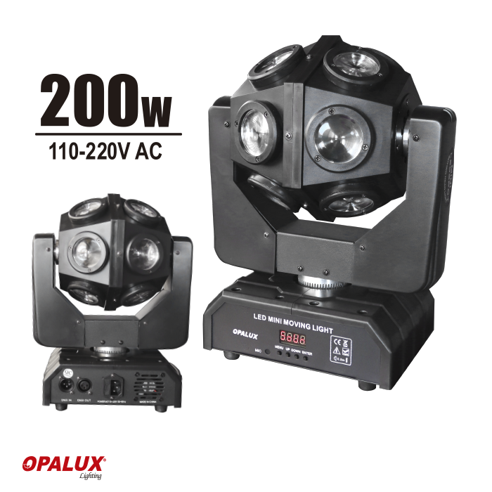 LUCES CABEZAL MÓVIL «OPALUX»