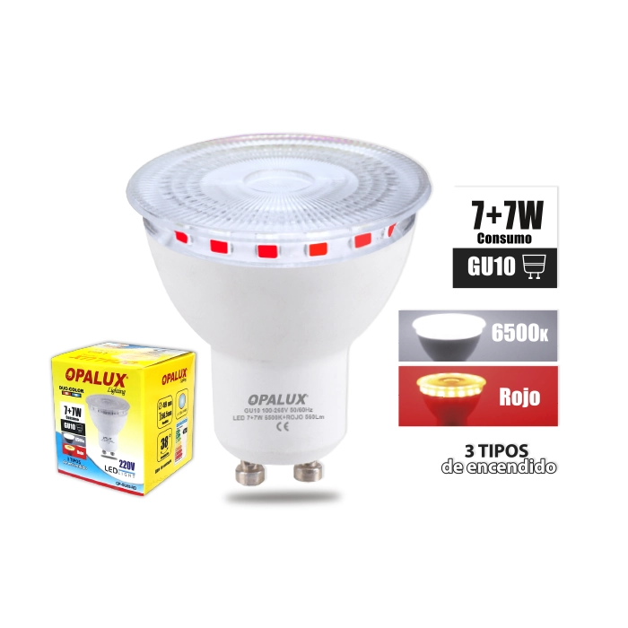 DICROICOS DUO COLOR ROJO