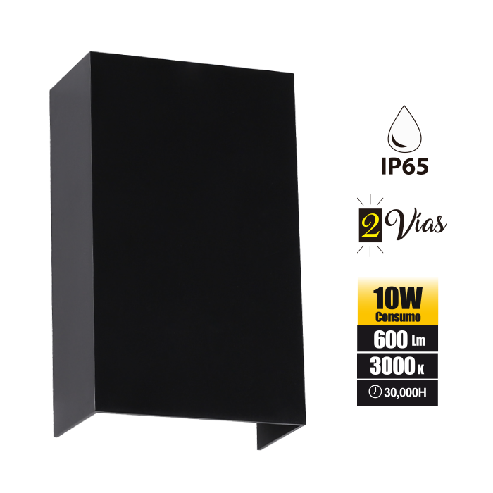 APLIQUE EXTERIOR LED 10W