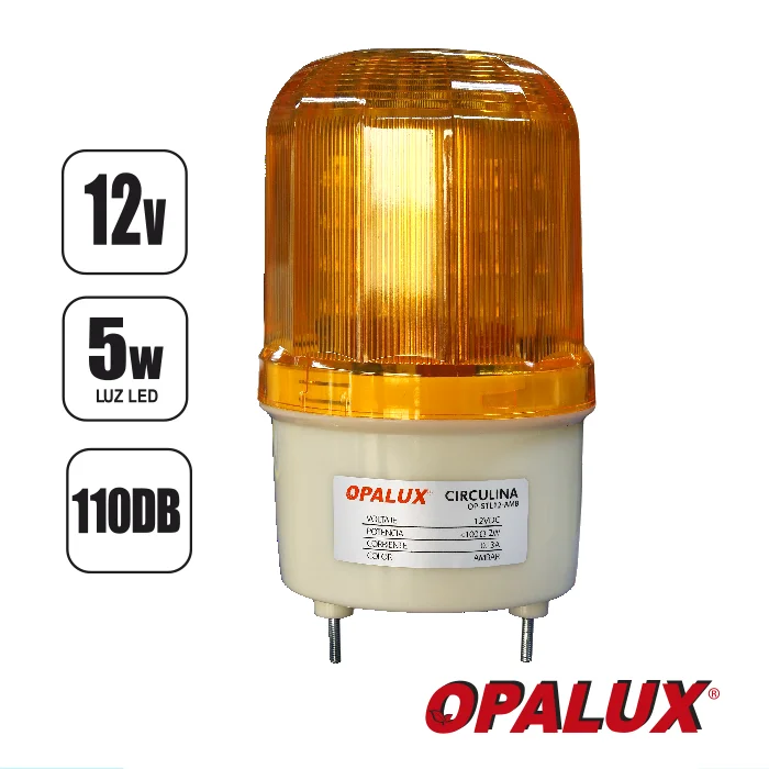 CIRCULINA CON SIRENA 12VDC