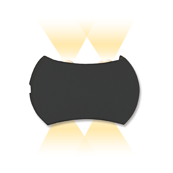 APLIQUE MODELO PYXIS 4 NEGRO