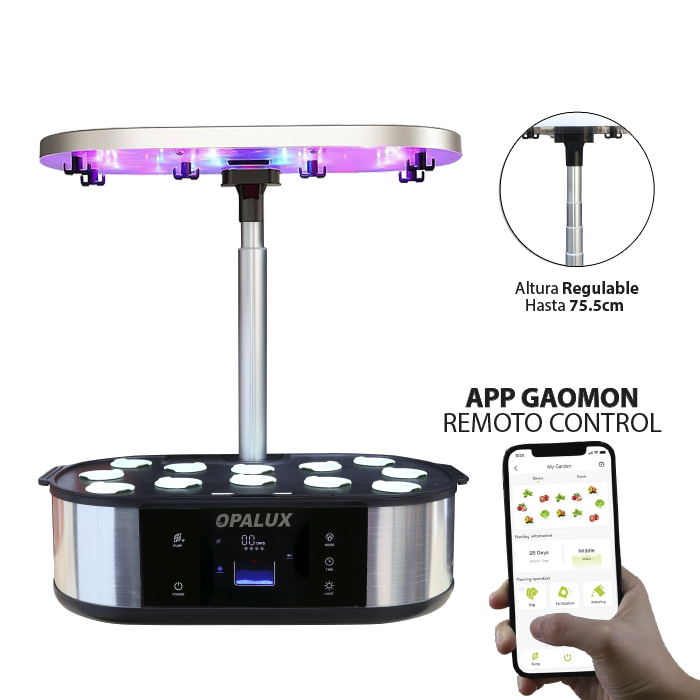 SISTEMA DE CULTIVO HIDROPÓNICO, JARDÍN INTELIGENTE