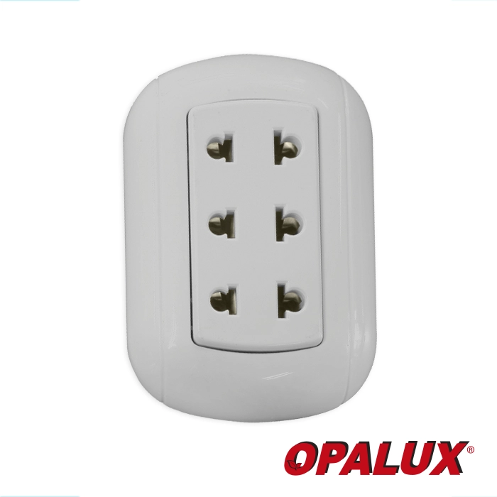 TOMACORRIENTE TRIPLE GRIS UNIVERSAL