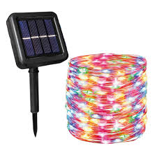 LUZ DECORATIVA LED LINEAL RECARGABLE CON PANEL SOLAR