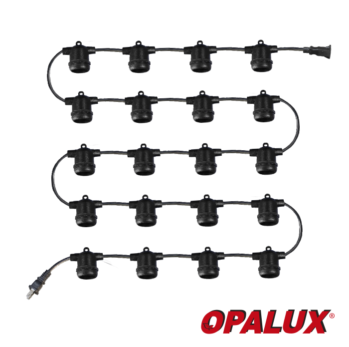 GUIRNALDA DE 20 SOCKETS DECORATIVOS