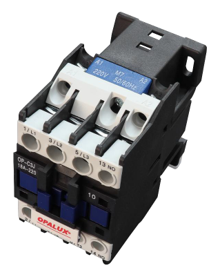 CONTACTOR AC 3 POLOS, 18 AMPERIOS