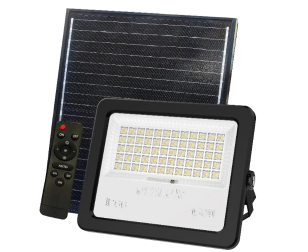 REFLECTOR LED CON PANEL SOLAR DE ABS 150W