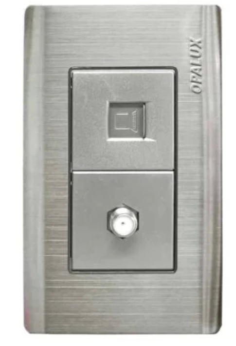 Toma Metálico Coaxial