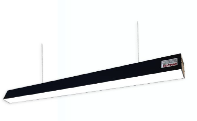 LAMPARA COLGANTE BARRA LED MODELO SIENA NEGRO