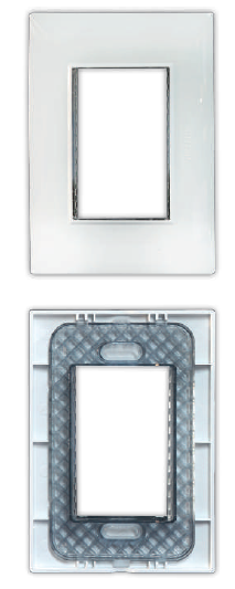 PLACA TRIPLE CON SOPORTE