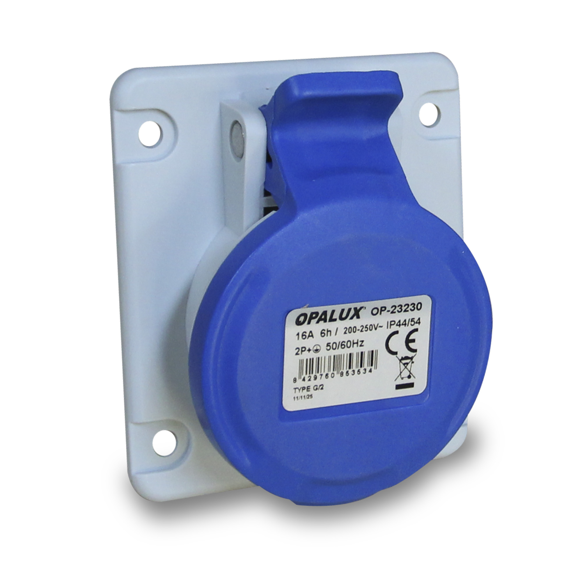 TOMA EMPOTRABLE INCLINADA 10°