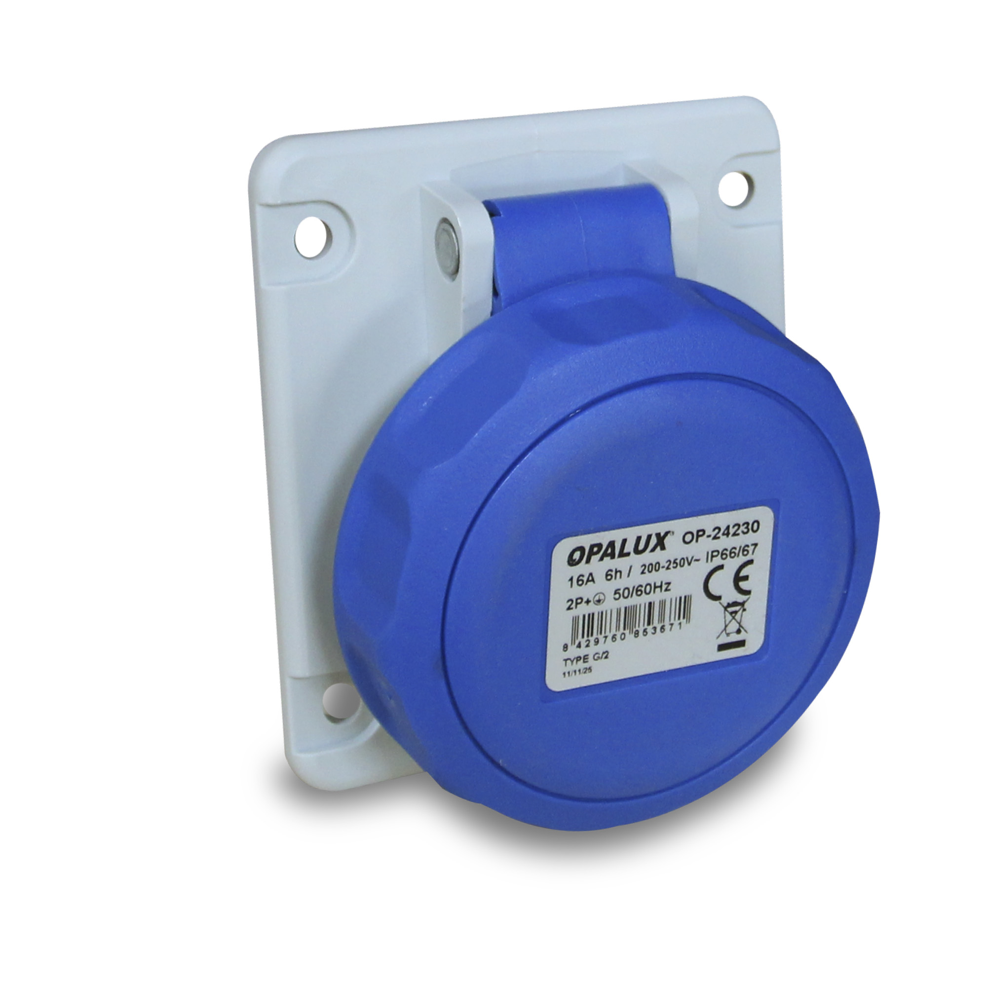 TOMA EMPOTRABLE INCLINADA 10°