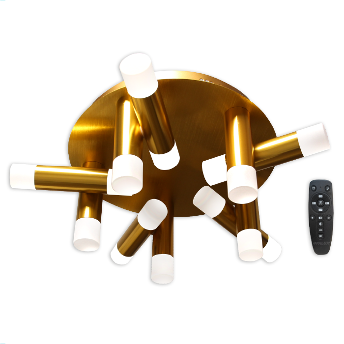 LÁMPARA DE TECHO MODELO “VELUWE DORADO”