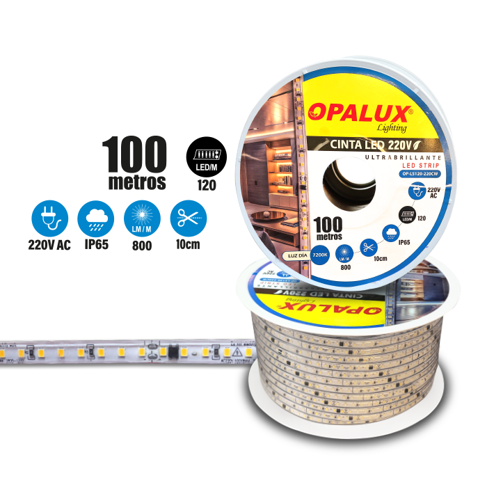 CINTA LED Temp. de color: 7200K