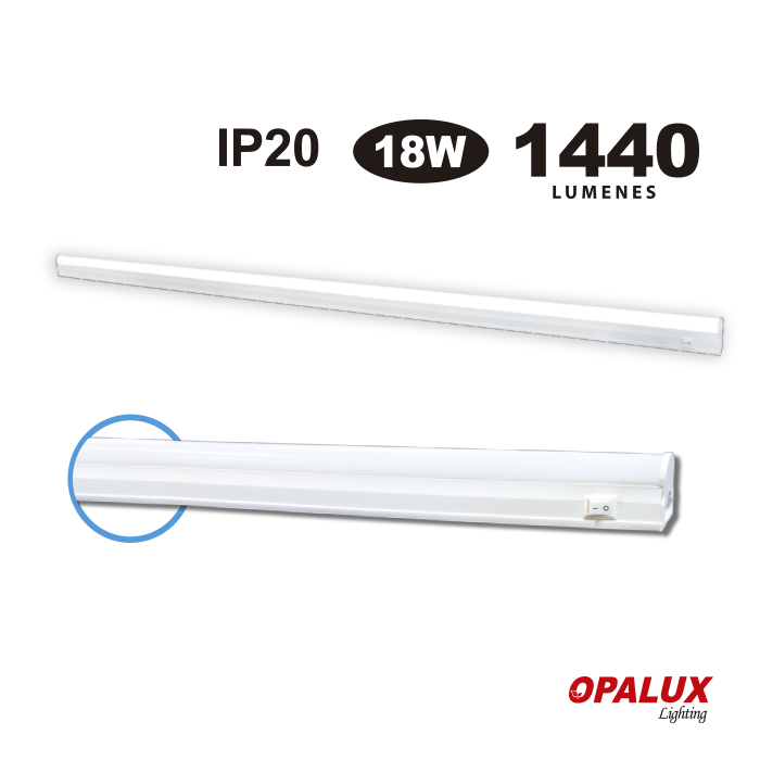 LUMINARIA LED INTEGRADO 18W