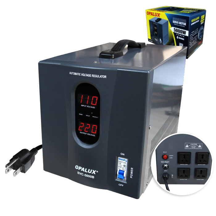 ESTABILIZADOR 5000W PANTALLA DIGITAL