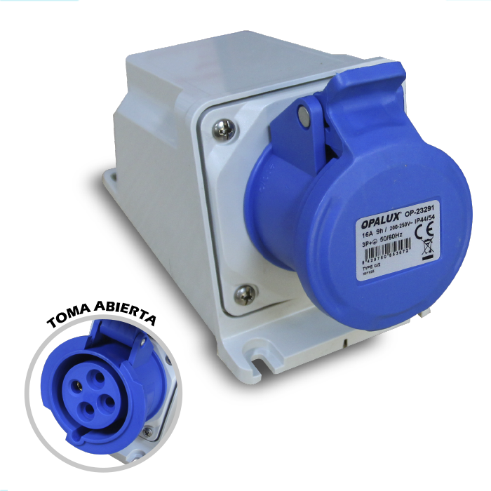 BASE CON CAJA HEMBRA OPALUX PA6/ABS LATON