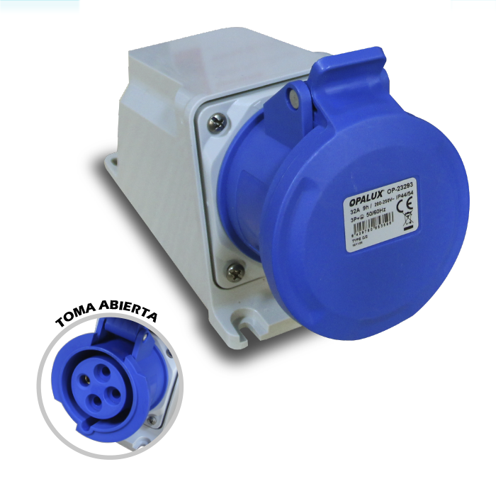BASE CON CAJA HEMBRA OPALUX PA6/ABS LATON